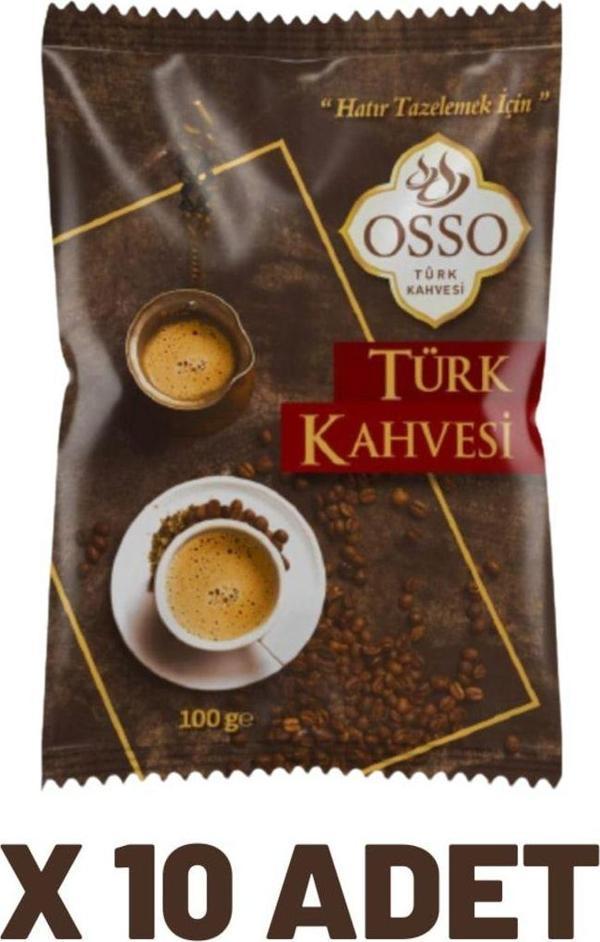 Osso Türk Kahvesi 100 Gr X 10 Adet - Image 1