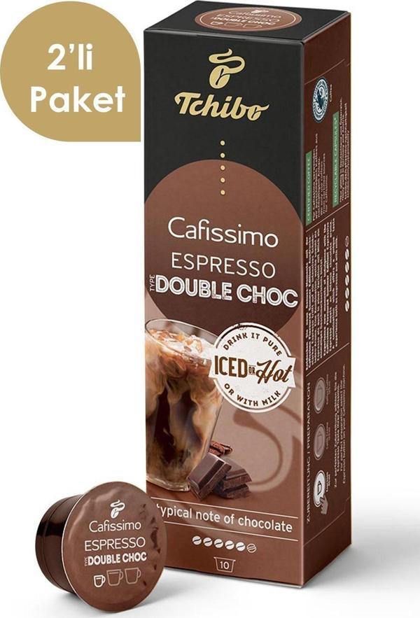 Tchibo Cafissimo Espresso Double Choc Aromalı 2X10 Adet Kapsül Kahve - Image 1