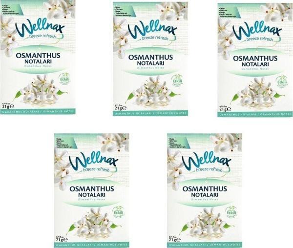 Wellnax Breeze Refresh Dolap Ve Çekmece Kokusu Osmanthus Notaları Kesesi X5 - Image 1