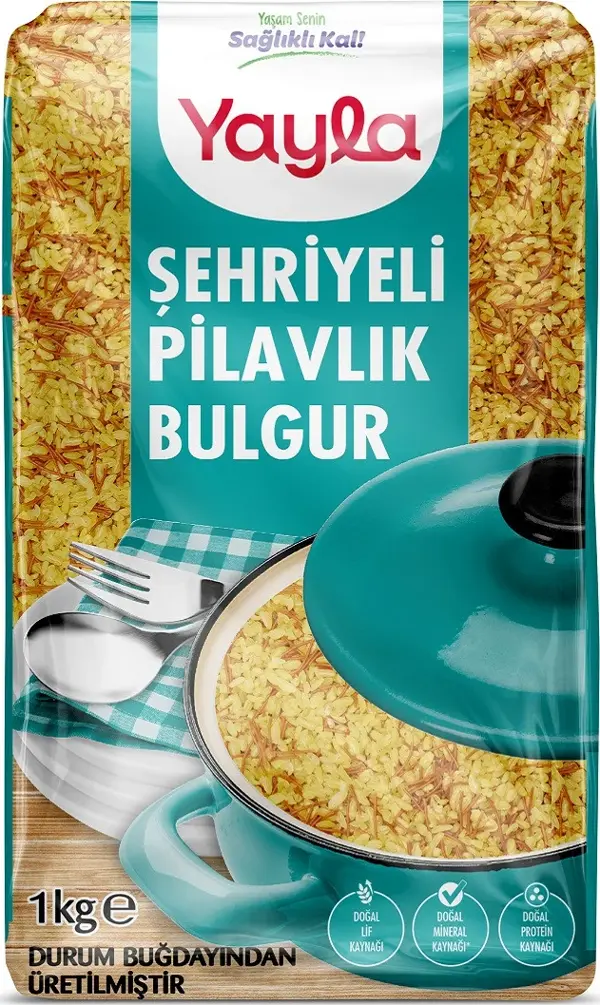 Yayla Şehriyeli Pilavlık Bulgur 1 kg - Image 1