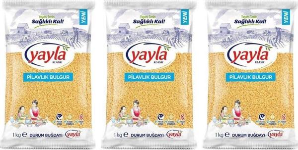 Yayla Pilavlık Bulgur 1 Kg 3 Lü - Image 1