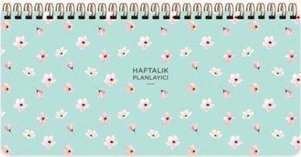 Keskin Color Spiralli Planner (Haftalık Planlayıcı) Su Yeşili 13X27Cm 54 Yaprak 830126-99 - Image 1