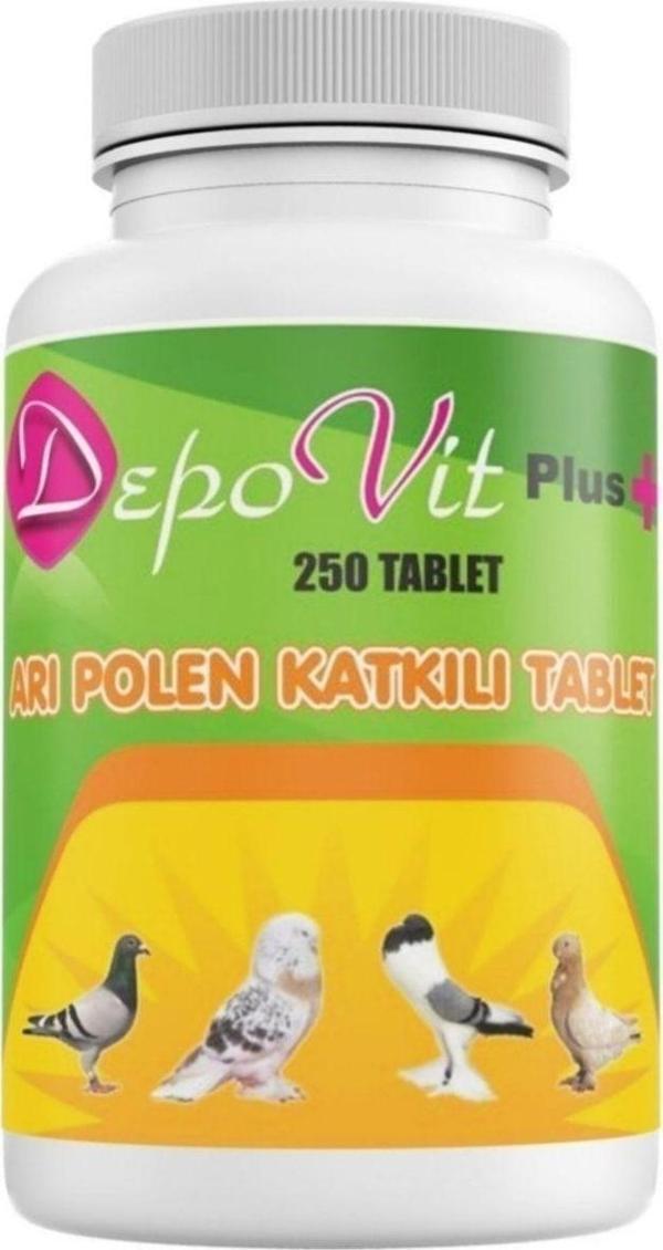 DEPOVİT Plus Arı Polenli Güvercin Yavru Gelişim Tableti - Image 1