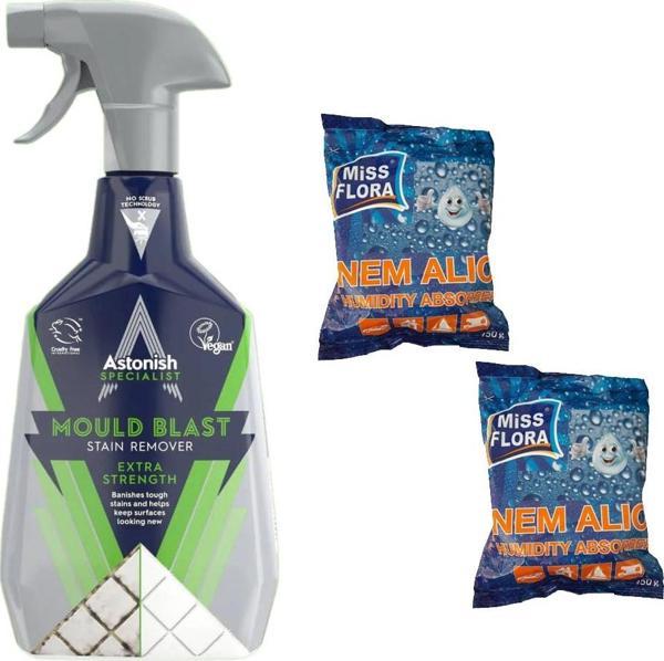 Astonish Küf Temizleyici 750 Ml + Miss Flora Nem Alıcı 450 G Yedek 2 Adet - Image 1