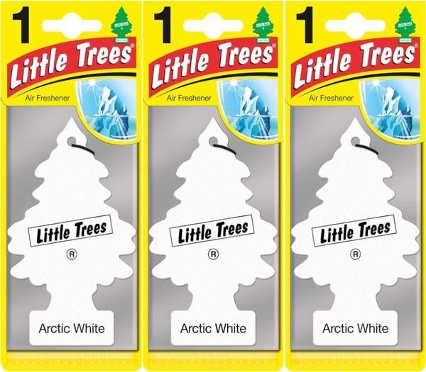 Little Trees Oto Kokusu 3'lü Buz Beyazı - Image 1