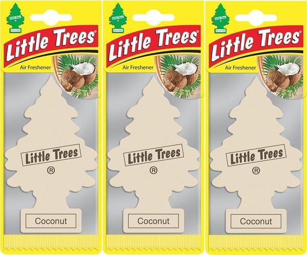 Little Trees Oto Kokusu 3'lü Hindistan Cevizi - Image 1