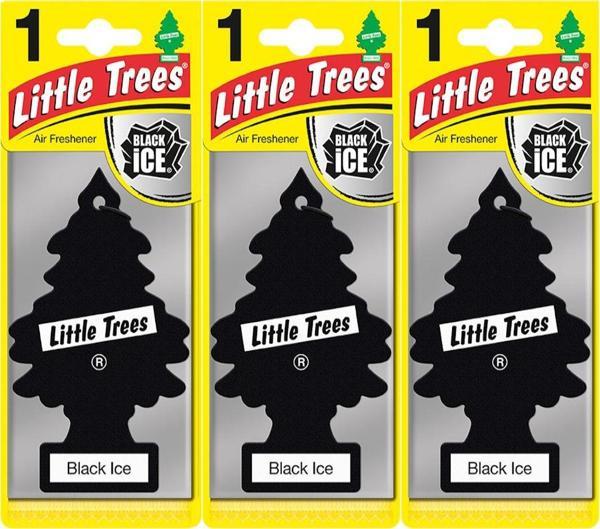 Little Trees Oto Kokusu 3'lü Siyah Buz - Image 1