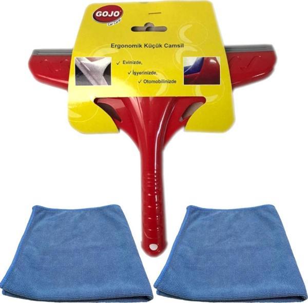 Gojo Cam Çekçek Küçük Boy +2 Adet Mikrofiber Bez - Image 1