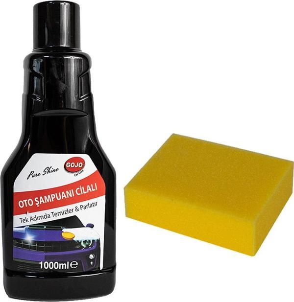 Gojo Cilalı Oto Şampuanı 1 L + Yıkama Süngeri - Image 1