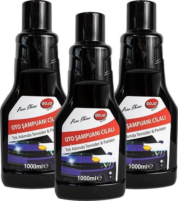 Gojo Cilalı Oto Şampuanı 3'lü + Sünger Hediyeli - Image 1