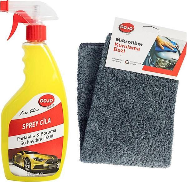Gojo Hızlı Sprey Cila 730 ml & Gojo Mikrofiber Kurulama Havlusu - Image 1