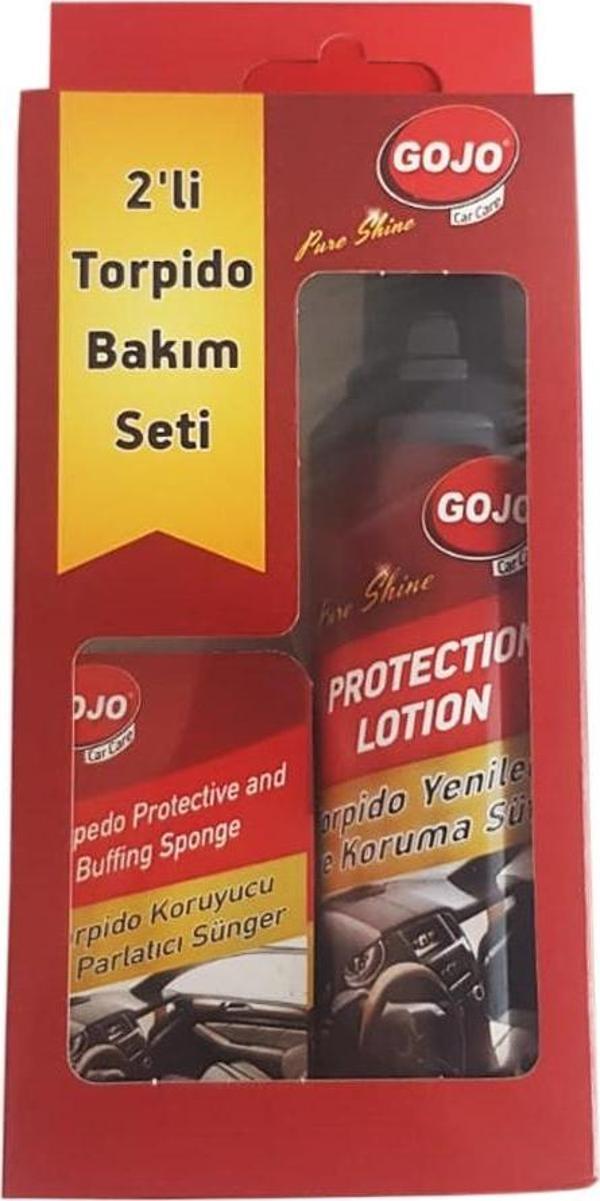 Gojo ikili Set (Torpido Yenileme Ve Koruma Sütü - Parlatma Süngeri) 200 Ml - Image 1