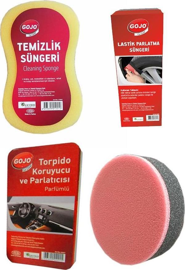 Gojo Sünger Temizlik Seti 4 Parça - Image 1
