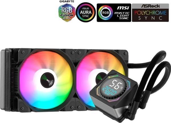 GamePower Round Argb Sıvı Soğutucu Skadı 240 Square - Image 1