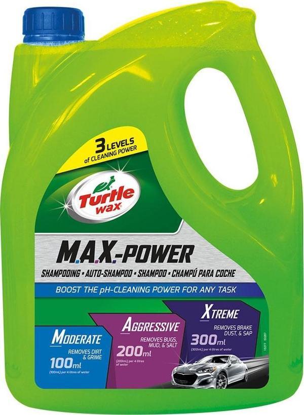 Turtle Wax Max-Power Süper Konsantre Oto Yıkama Şampuanı 4 Lt - Image 1