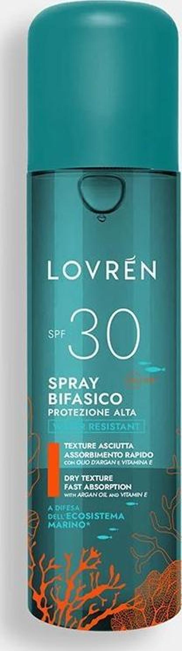 Lovren Solaire High Protection SPF30 Biphasic Face Body Spray Yüz ve Vücut Güneş Koruyucu Sprey 150ML - Image 1