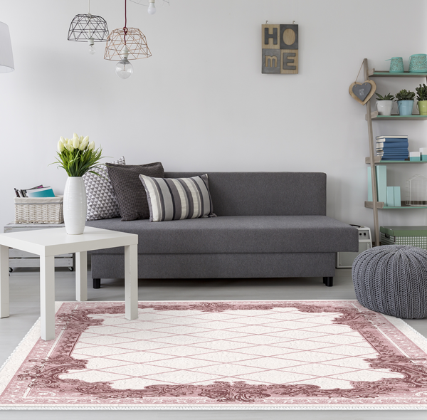 Dekoreko Kaymaz Taban Djt Salon Halısı Star Pamuk Modern 748 - Image 1