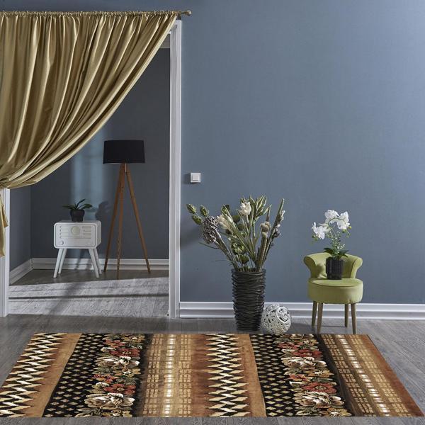 Dekoreko Kaymaz Taban Djt Salon Halısı Yıldız Deri Modern Mu127 - Image 1