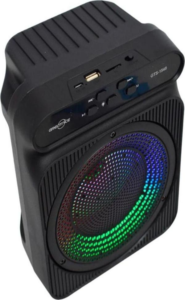 Rgb Led Işıklı Kablosuz Bluetooth Hoparlör Radyo Usb/aux/mikrofon/sd Kart Özellikli - Image 1