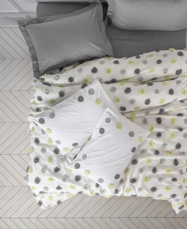 Cotton Box Bonny Çift Kişilik Pike Takımı Leroy Gri - Image 1