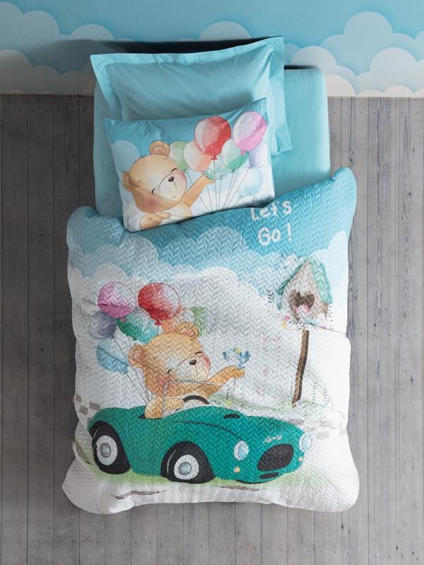 Cotton Box Junior Tek Kişilik Complete Set Buddy Mavi - Image 1