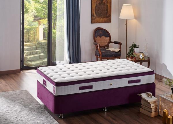 Niron Violet 90x190 Tek Kişilik Gizli Pedli Yatak Full Ortopedik Yaylı Yatak - Image 1