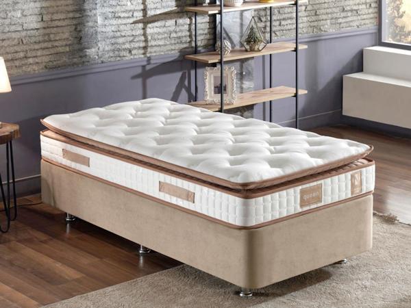 Niron Queen 90x190 cm Tam Ergonomik Pedli Lüks Yatak Tek Kişilik Orta Sert Özel Yatak - Image 1