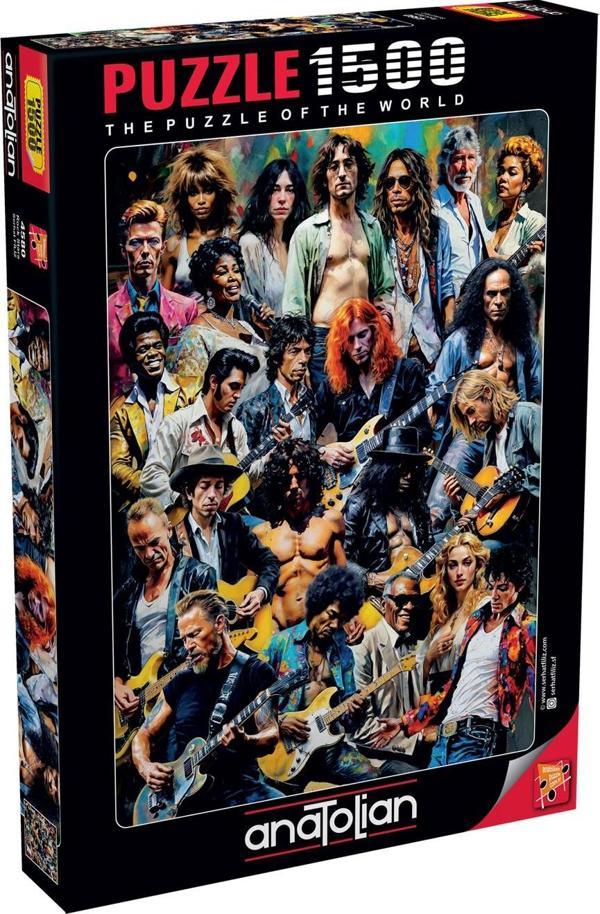 Anatolian 1500 Parçalık Puzzle - Rock Stars 4580 - Image 1