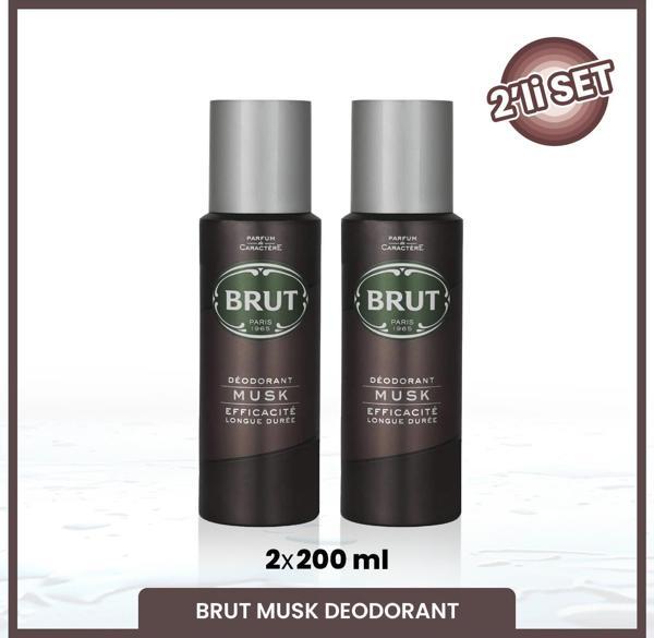 Musk Erkek Deodorant 200 ml X2 Adet - Image 1