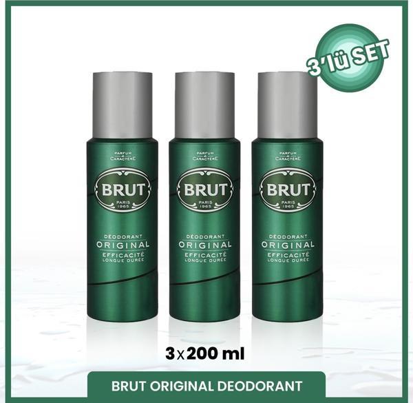Original Erkek Deodorant 200 ml X3 Adet - Image 1