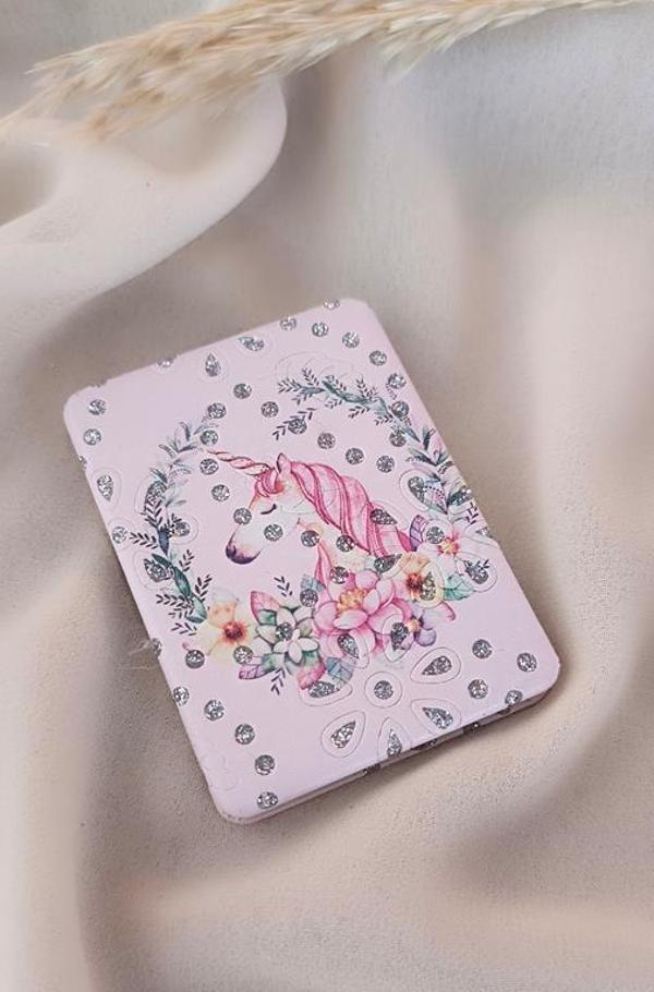 Ayna Makyaj Aynası At Kafası Model Cep El Aynası Çanta Seyahat Taşınabilir     - Image 1