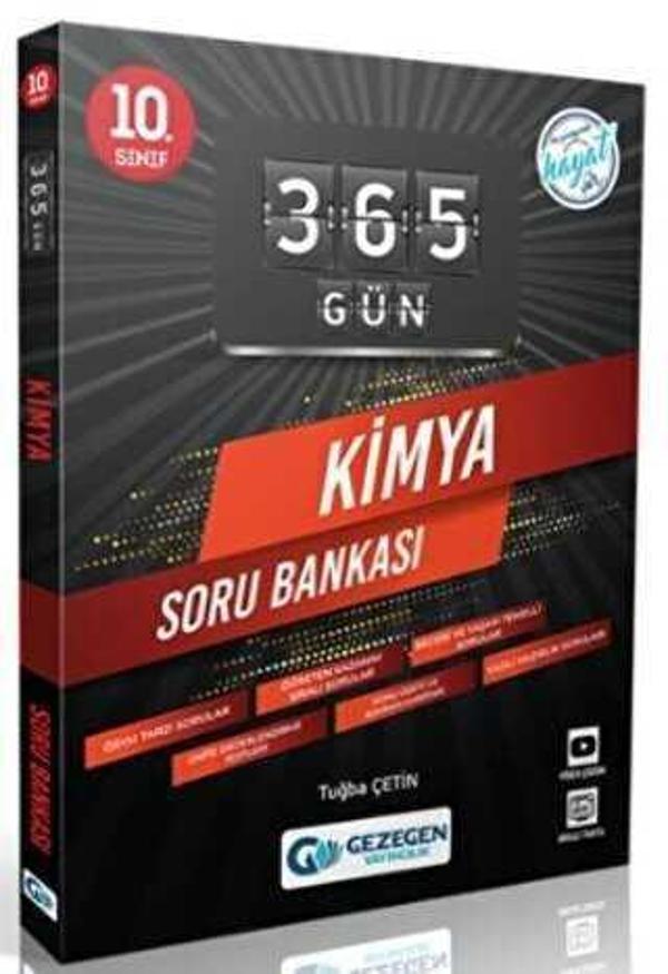 10. Sınıf 365 Gün Kimya Soru Bankası Gezegen Yayıncılık - Otopsi Yayınevi - Image 1