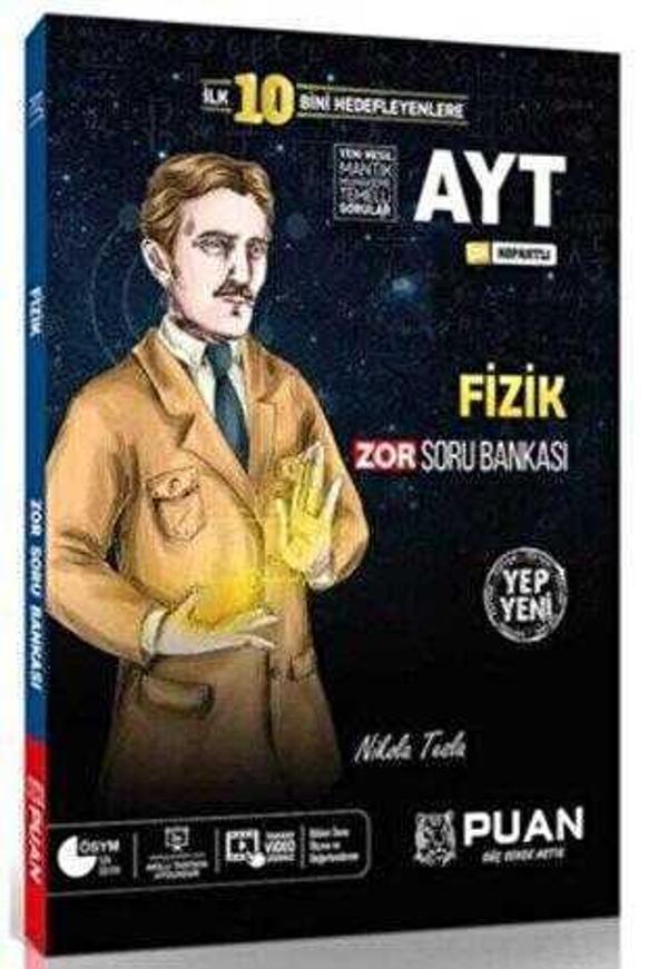 AYT Fizik Zor Soru Bankası Puan Yayınları - Puan Yayınları - Image 1