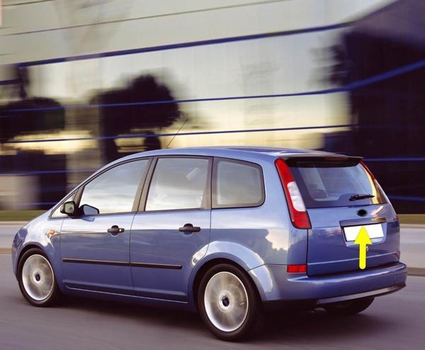 Ford Focus C-Max Cmax 2003-2007 Arka Bagaj Kapağı Açma Kolu Düğmesi - Image 1