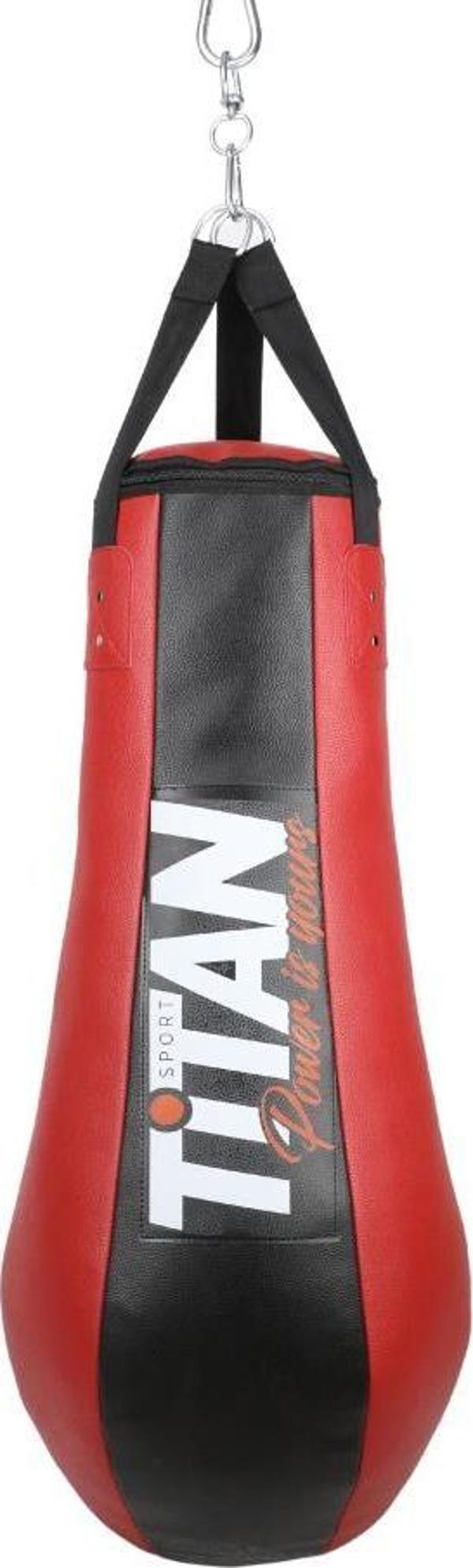 Titan Sport Kırmızı-Siyah Model 2 Armut Boks Torbası - Image 1
