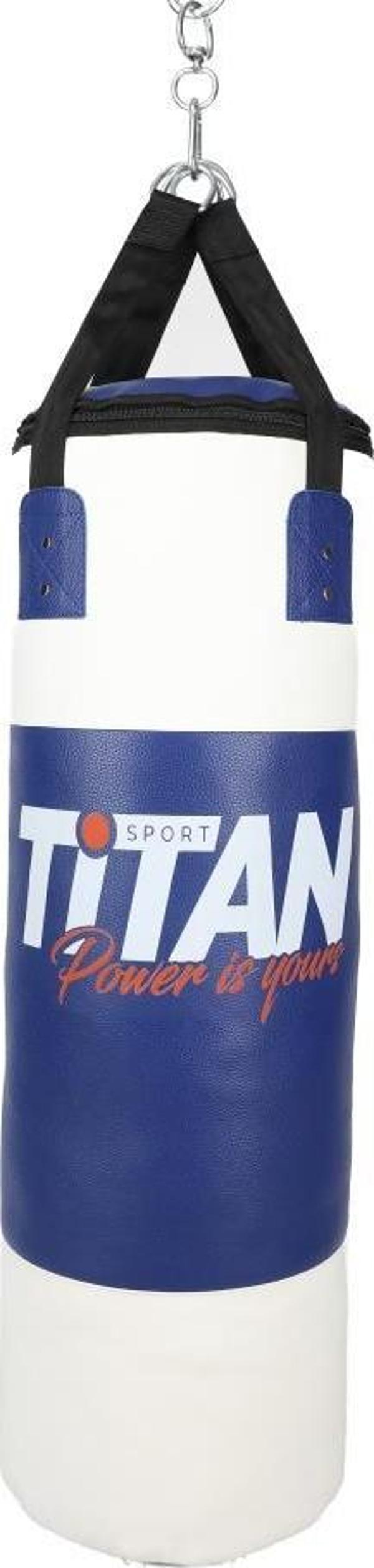 Titan Sport Mavi-Beyaz Boks Kum Torbası - Image 1