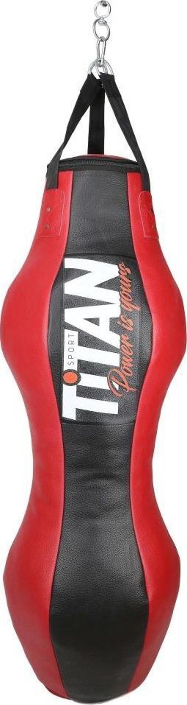 Titan Sport MMA Şekilli Kırmızı - Siyah Boks Torbası - Image 1