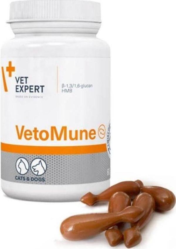 Vet Expert Vetomune 60Kapsul Kedi Ve Köpek Bağışıklık Destekleyici - Image 1