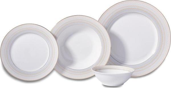 KORKMAZ A8378 PERLA COLL.60 P YEMEK TAK-YUVARLAK - Image 1