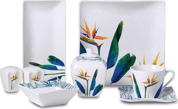 KORKMAZ A8585 LİNK COLL 28 P KAHVALTI TAKIMI(KARE) - Image 1