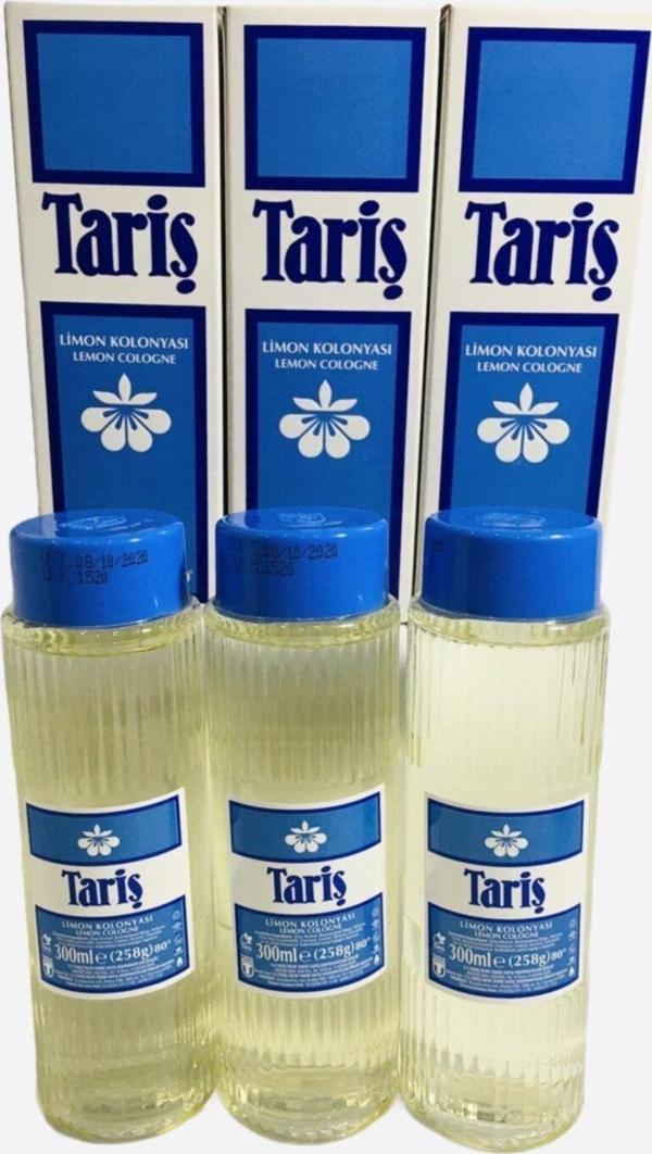 Tariş  Limon Kolonyası 80 Derece 300cc Pet Şişe - 3'lü Set - Image 1