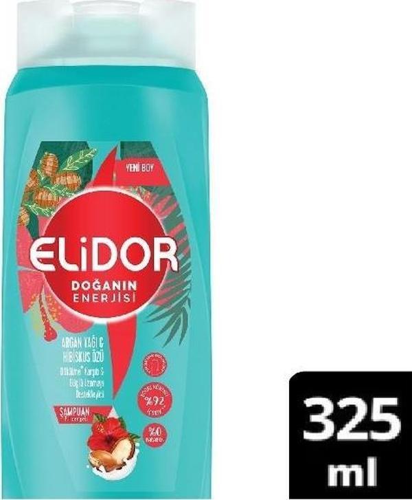 Elidor Şampuan Argan Yağı Hibiskus Özü 350 Ml - Image 1