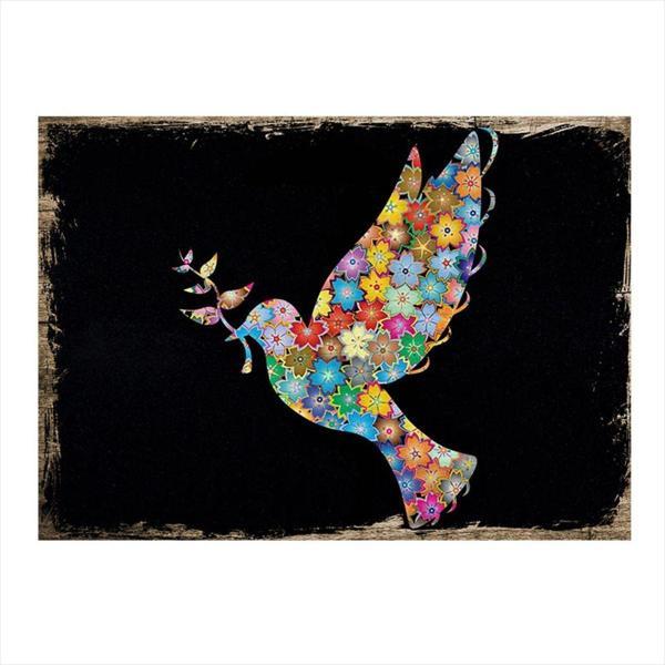 Bedeko Barış Güvercini Art Mdf Tablo - Image 1