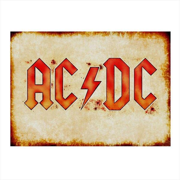 Bedeko Ahşap Tablo Ac Dc Poster - Image 1