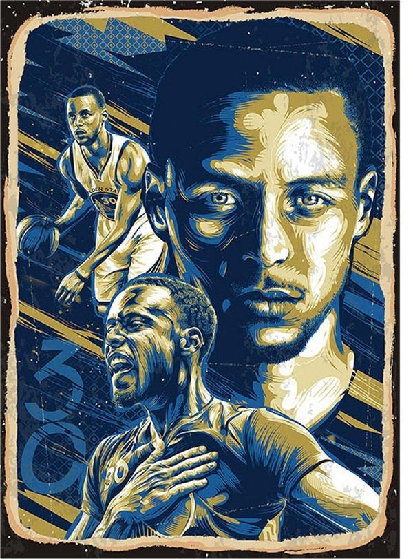 Bedeko Basketbolcu Nba Dekoratif Mdf Tablo - Image 1