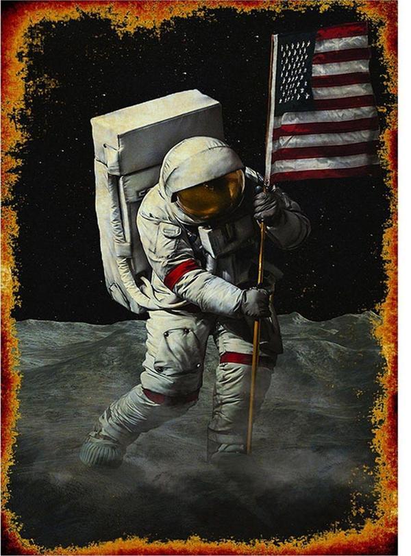 Bedeko Astronot Mdf Poster - Image 1