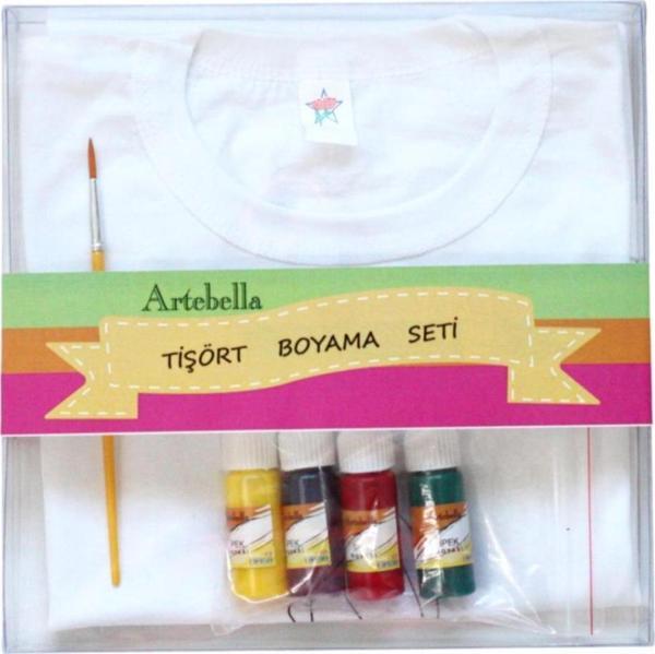 Artebella Çocuk T-shirt Boyama Seti +6 Yaş ATBS-3 - Image 1