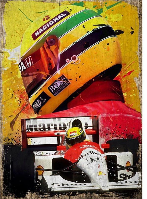 Bedeko Ayrton Senna Model Mdf Tablo - Image 1