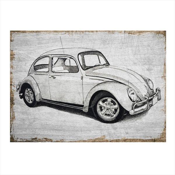 Bedeko Beyaz Volkswagen Mdf Tablo - Image 1