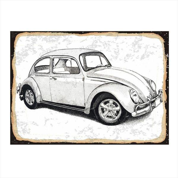 Bedeko Beyaz Volkswagen Modern Mdf Tablo - Image 1